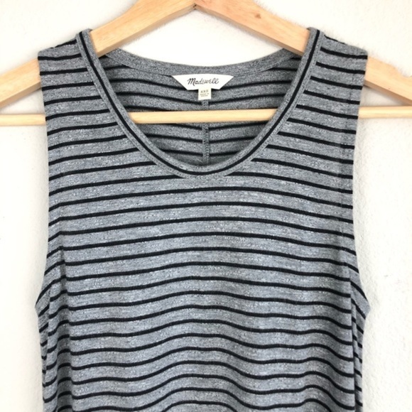 MADEWELL STRIPED JESRSY DRESS - Picture 5 of 5